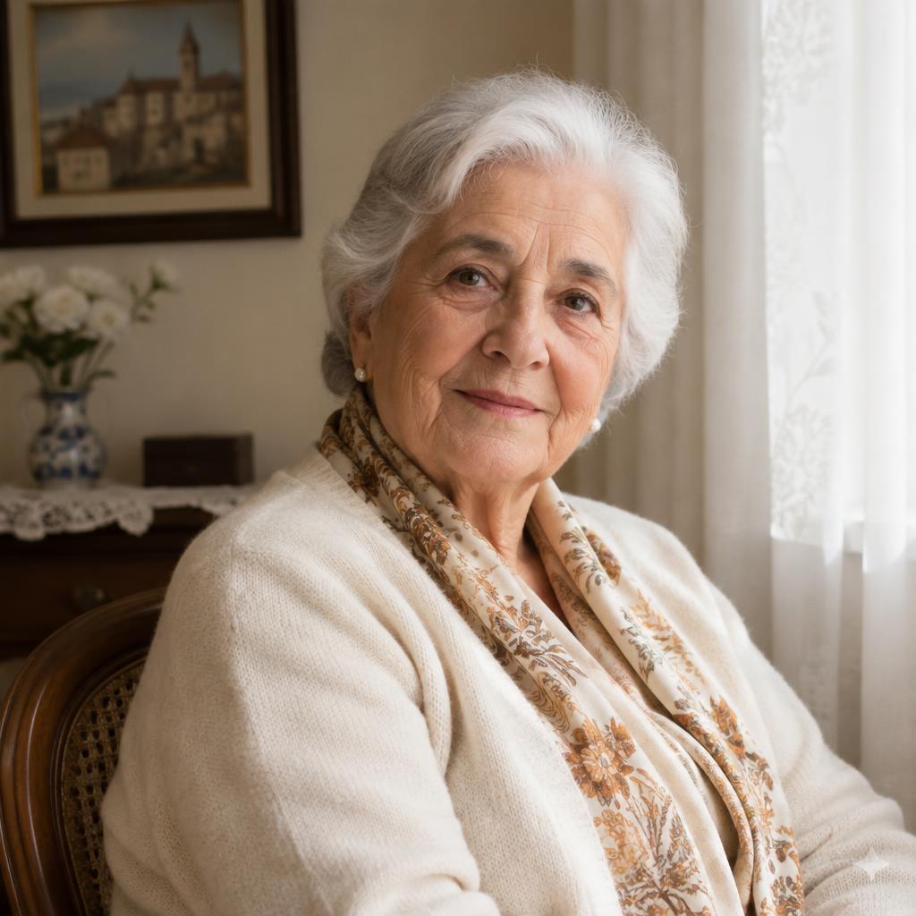 Retrato de María Riera Server